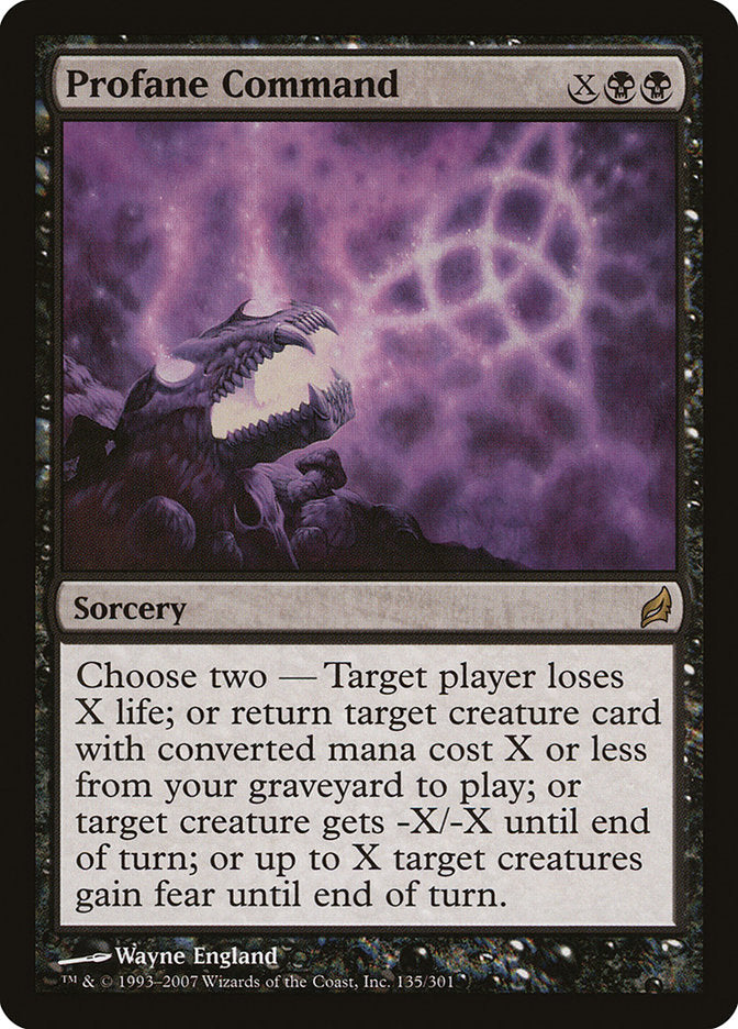 Profane Command [Lorwyn] | Total Play