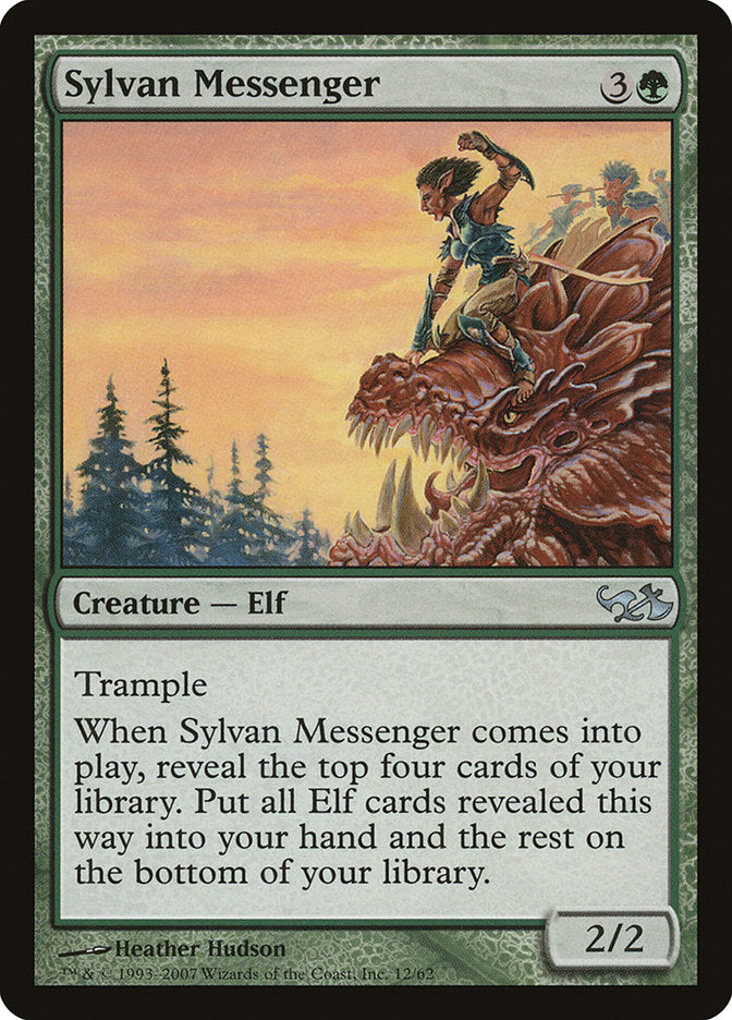 Sylvan Messenger [Duel Decks: Elves vs. Goblins] | Total Play