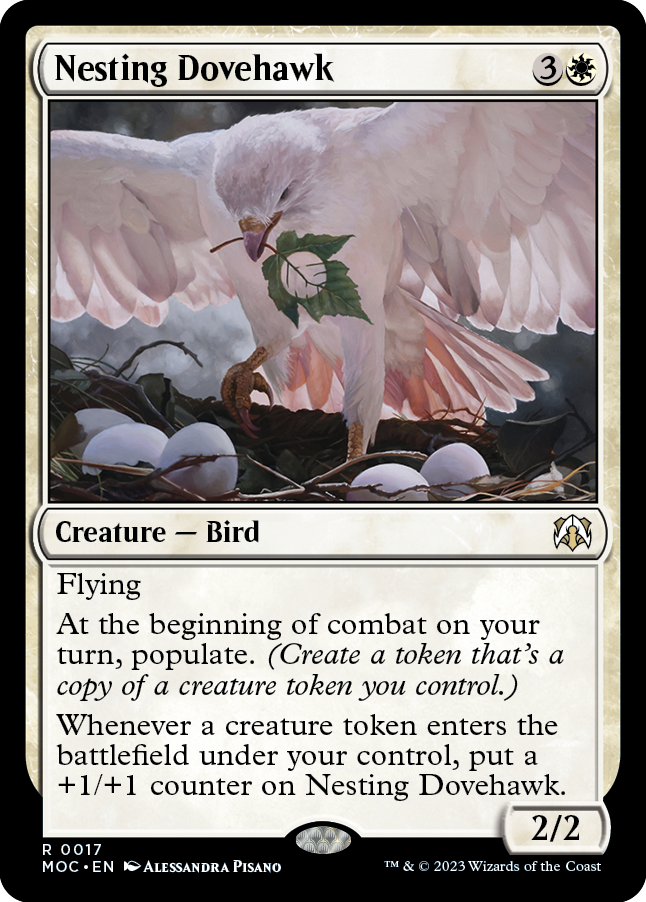 Nesting Dovehawk [March of the Machine Commander] | Total Play