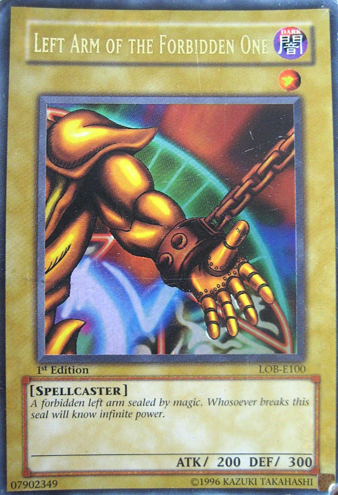 Left Arm of the Forbidden One [LOB-E100] Ultra Rare | Total Play