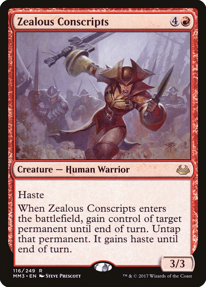 Zealous Conscripts [Modern Masters 2017] | Total Play