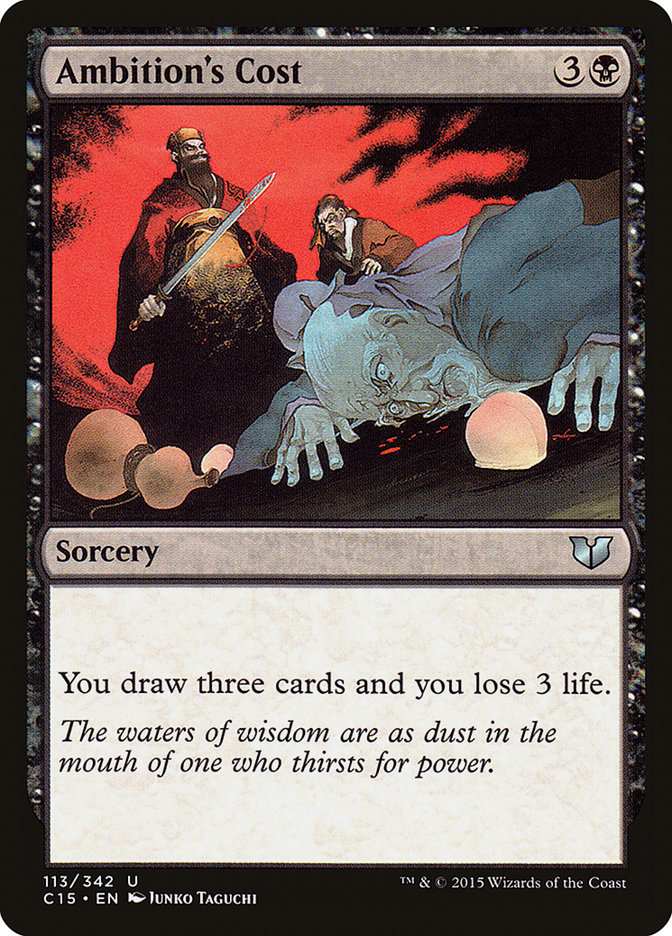 Ambition's Cost [Commander 2015] | Total Play