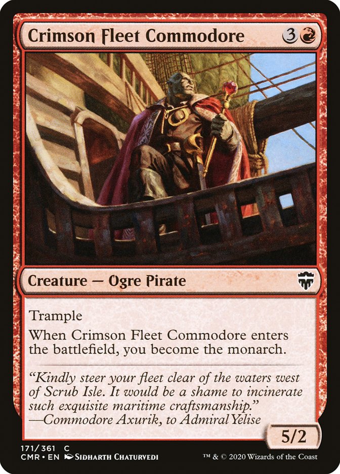 Crimson Fleet Commodore [Commander Legends] | Total Play