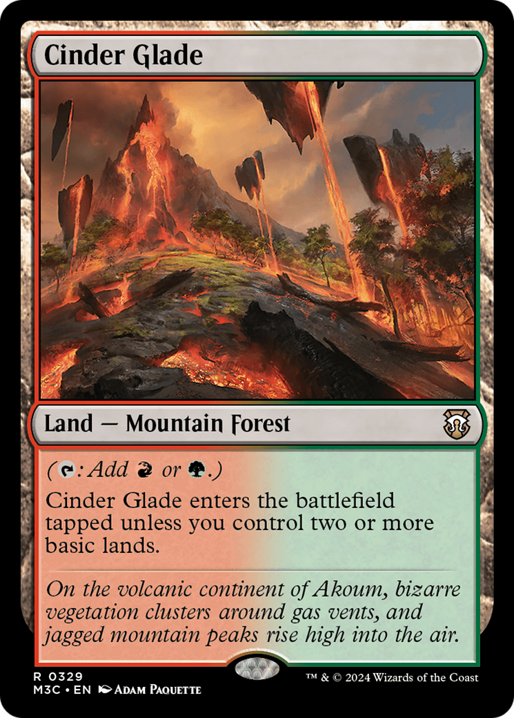 Cinder Glade [Modern Horizons 3 Commander] | Total Play