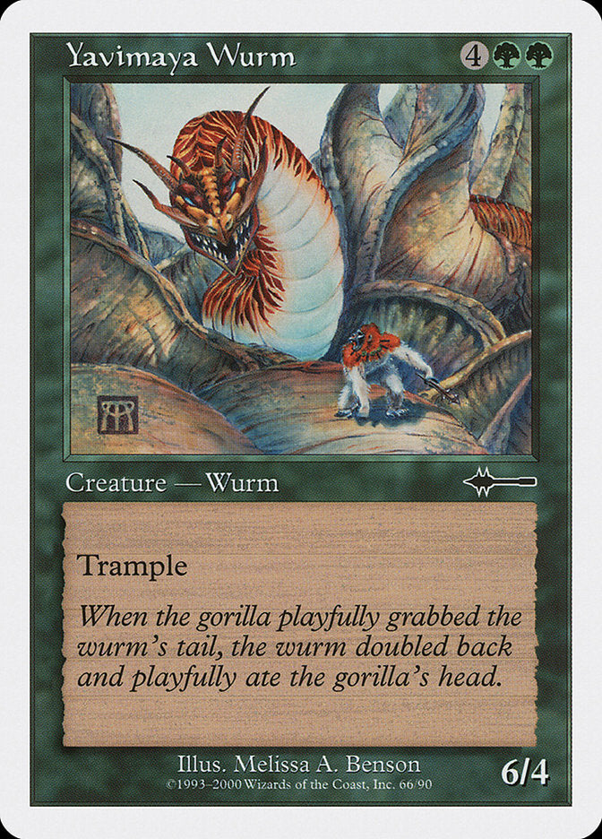 Yavimaya Wurm [Beatdown] | Total Play