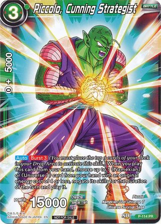 Piccolo, Cunning Strategist (Power Booster) (P-114) [Promotion Cards] | Total Play