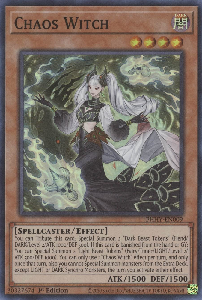 Chaos Witch [PHHY-EN009] Super Rare | Total Play