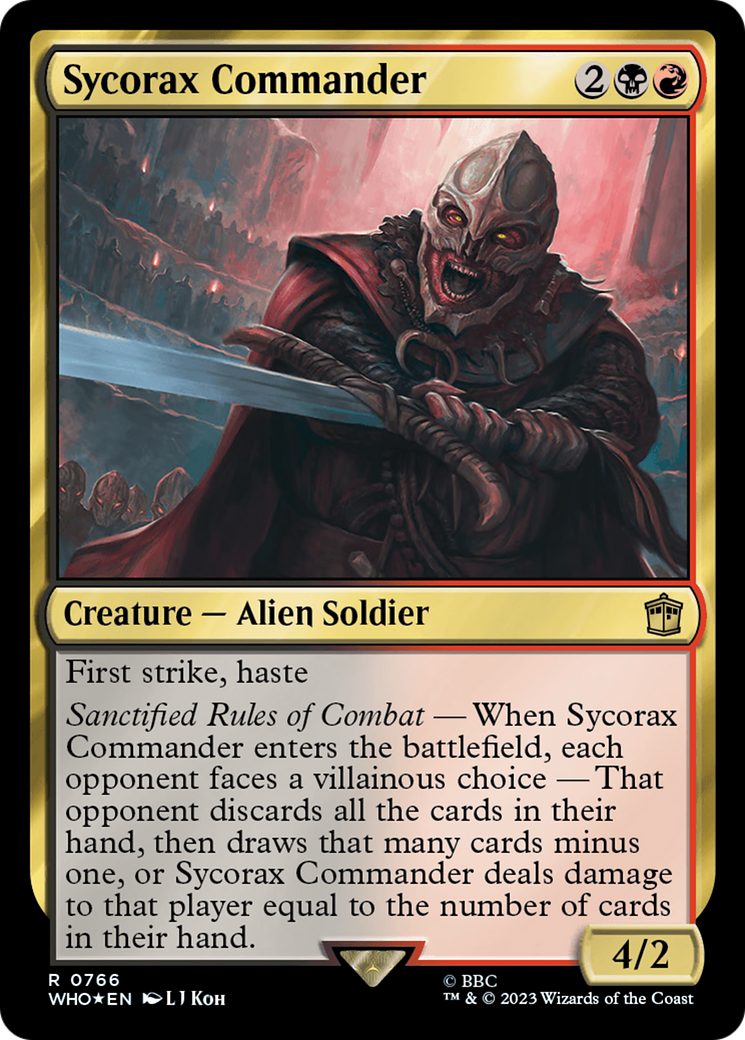 Sycorax Commander (Surge Foil) [Doctor Who] | Total Play