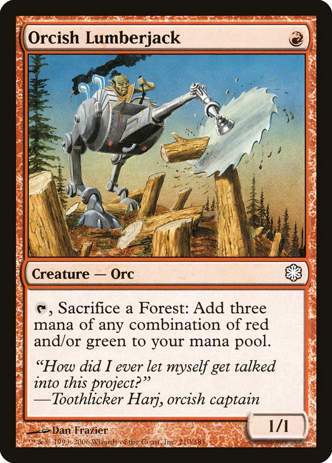 Orcish Lumberjack [Coldsnap Theme Decks] | Total Play