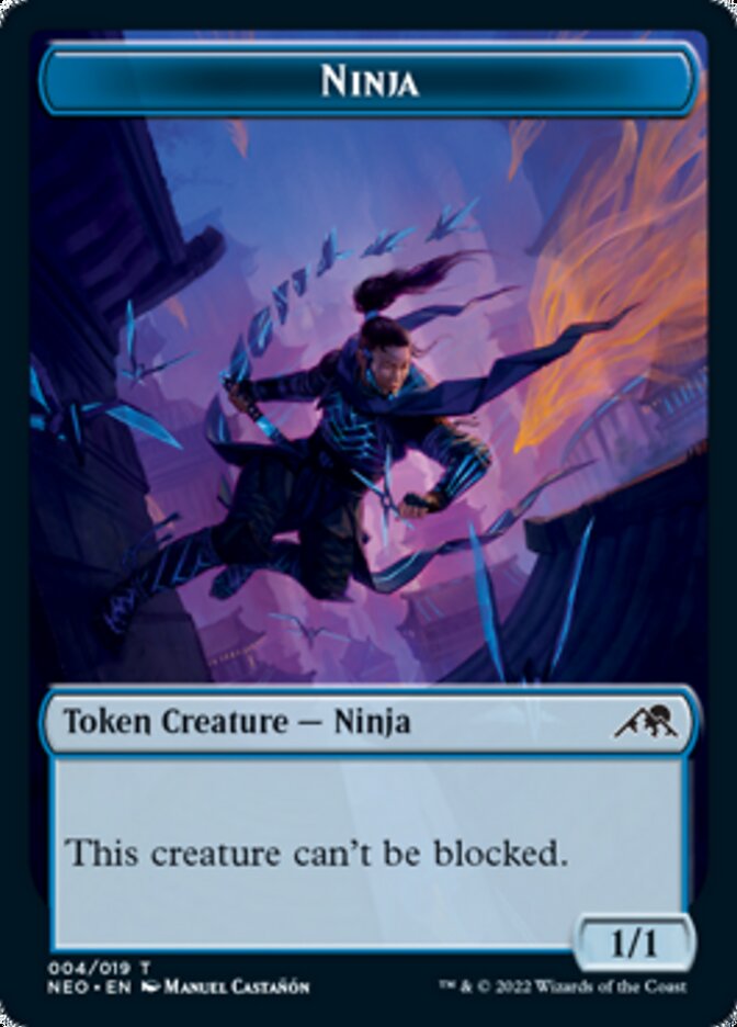 Ninja Token [Kamigawa: Neon Dynasty Tokens] | Total Play