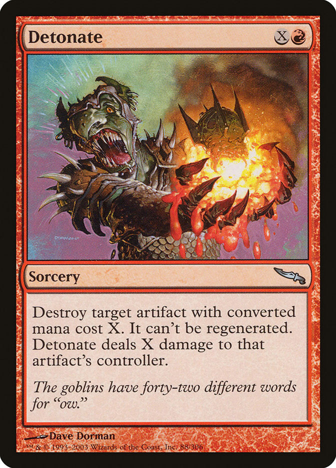 Detonate [Mirrodin] | Total Play
