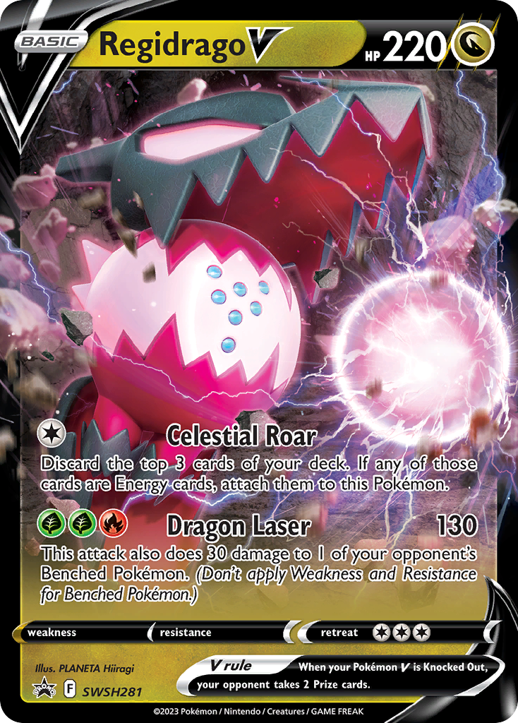 Regidrago V (SWSH281) (Jumbo Card) [Sword & Shield: Black Star Promos] | Total Play