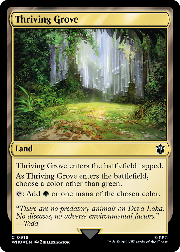 Thriving Grove (Surge Foil) [Doctor Who] | Total Play