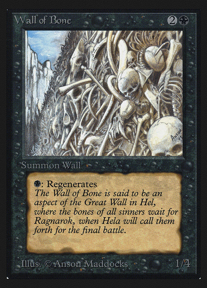 Wall of Bone [International Collectors' Edition] | Total Play