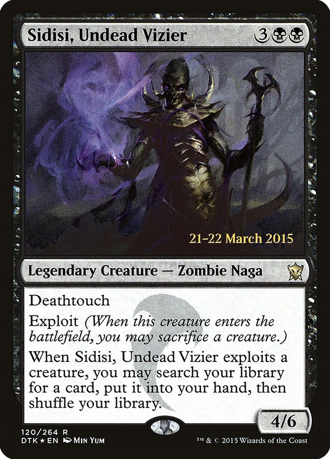 Sidisi, Undead Vizier [Dragons of Tarkir Prerelease Promos] | Total Play