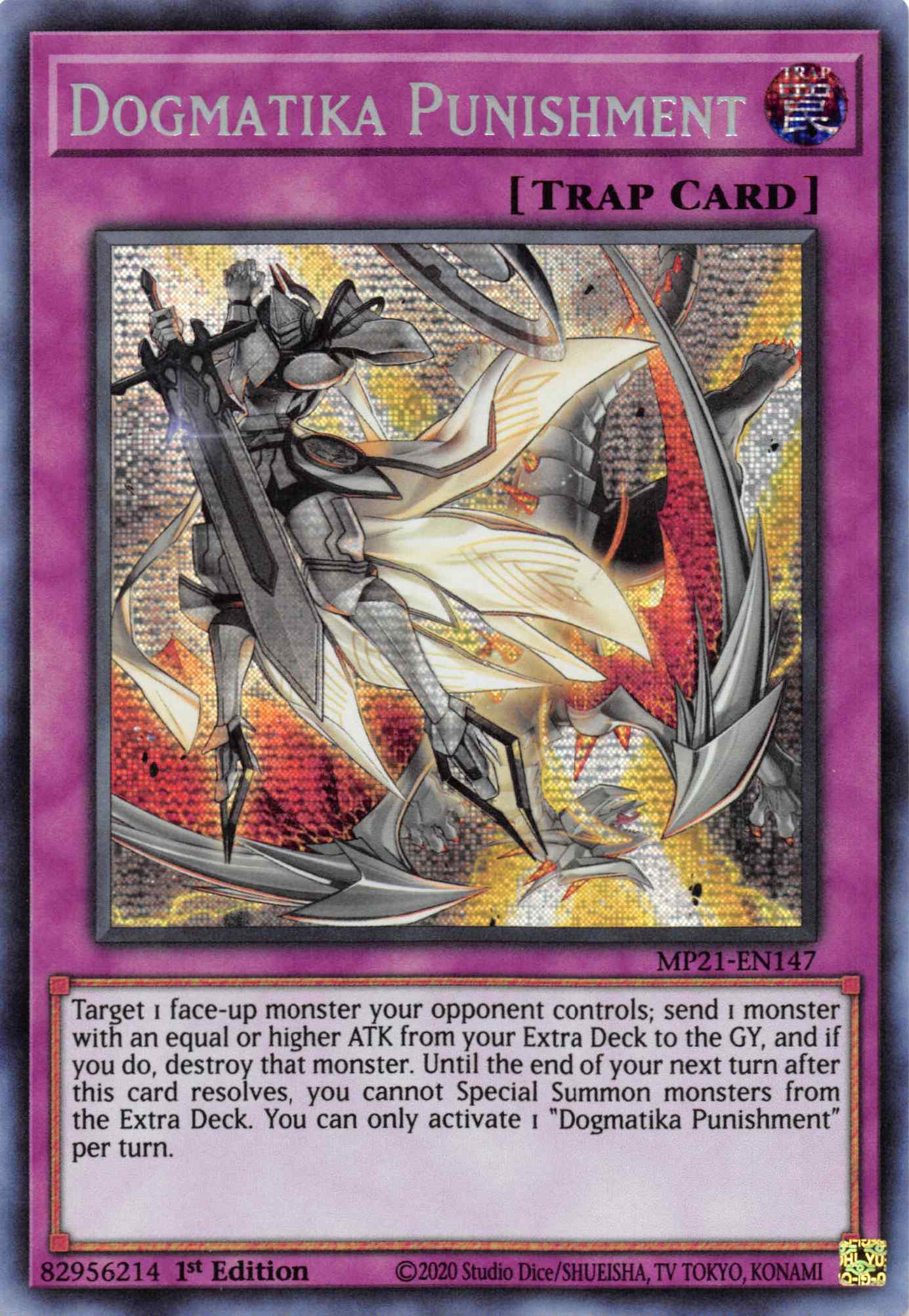 Dogmatika Punishment [MP21-EN147] Prismatic Secret Rare | Total Play