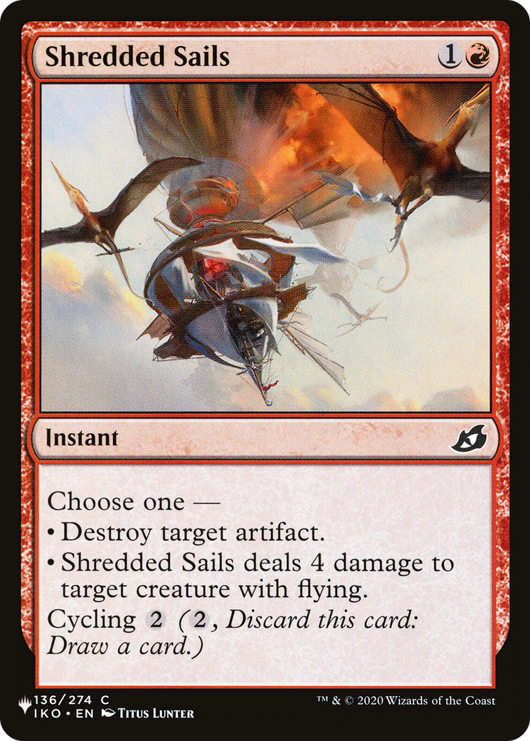 Shredded Sails [The List] | Total Play
