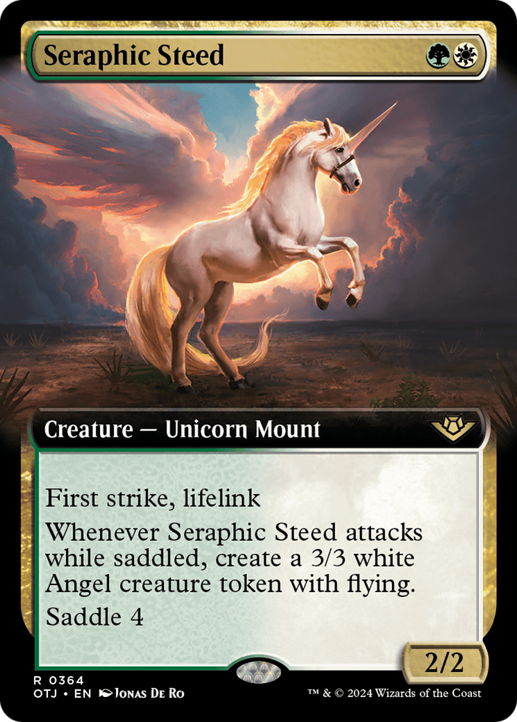 Seraphic Steed (Extended Art) [Outlaws of Thunder Junction] | Total Play