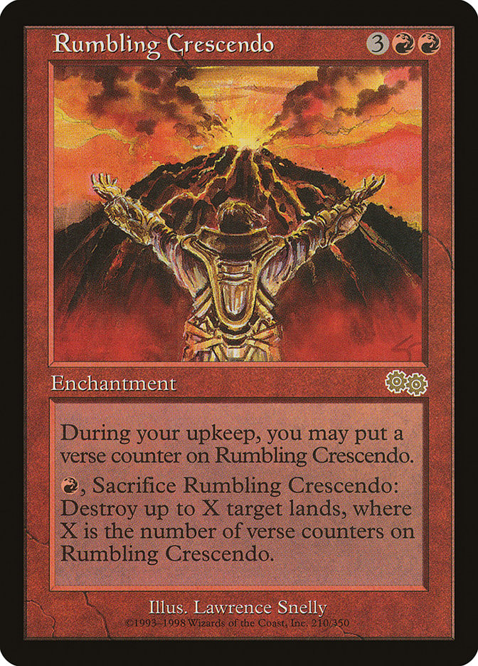 Rumbling Crescendo [Urza's Saga] | Total Play