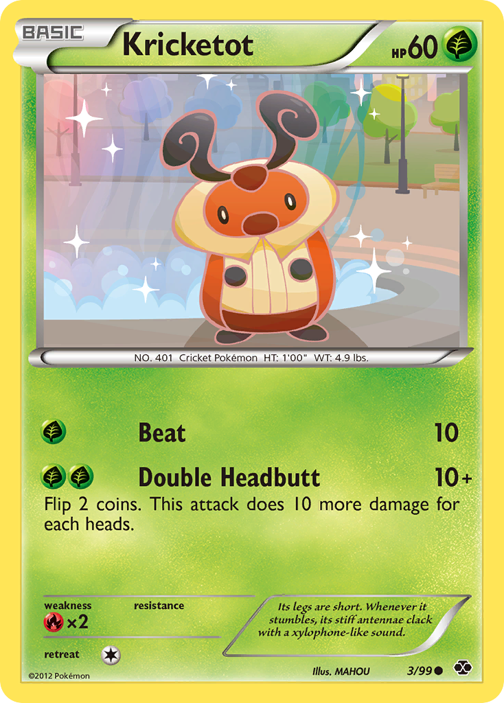 Kricketot (3/99) [Black & White: Next Destinies] | Total Play