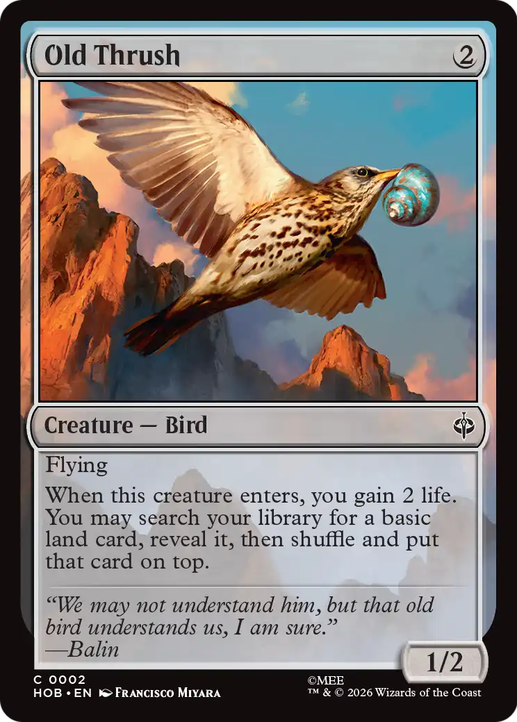 Old Thrush [The Hobbit] | Total Play