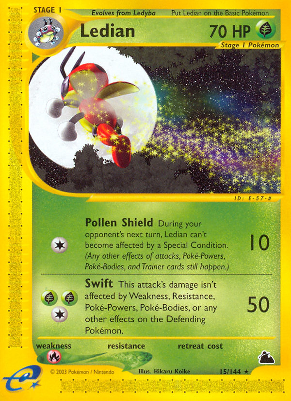 Ledian (15/144) [Skyridge] | Total Play