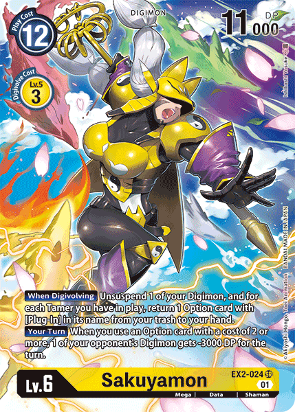 Sakuyamon [EX2-024] (Alternate Art) [Digital Hazard] | Total Play