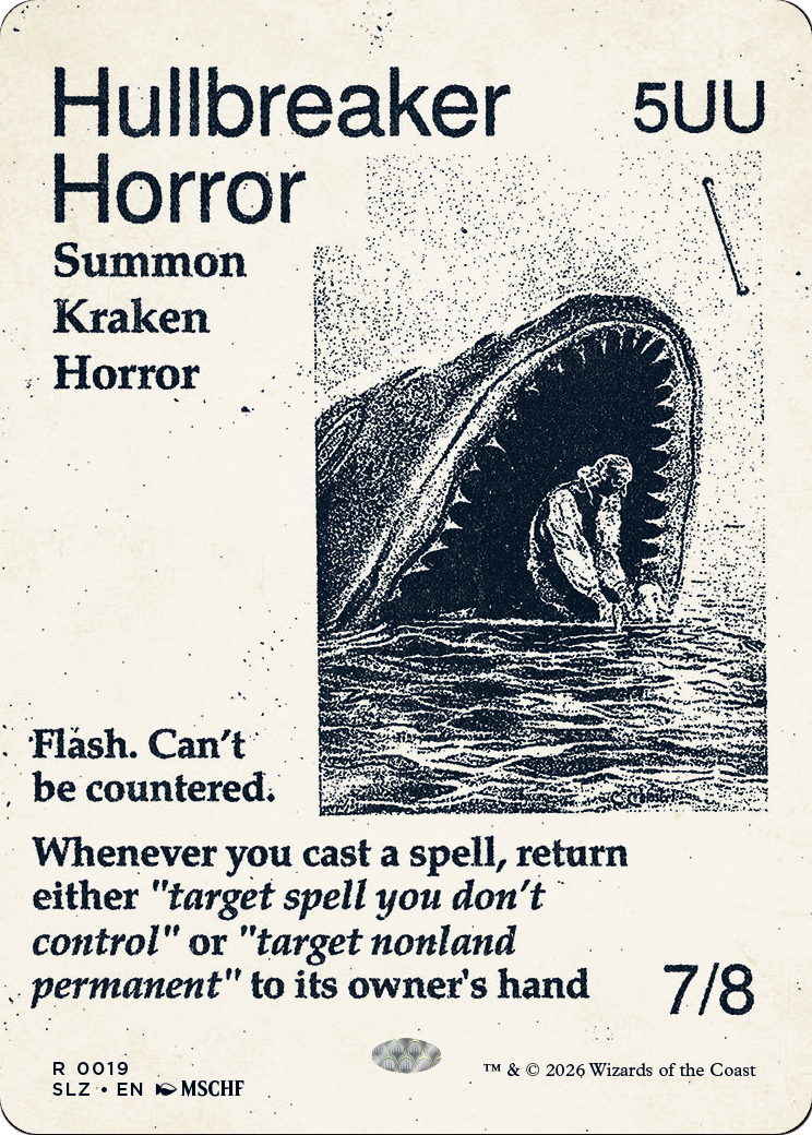 Hullbreaker Horror (0019) [Secret Lair x MSCHF: The Zeta Set] | Total Play