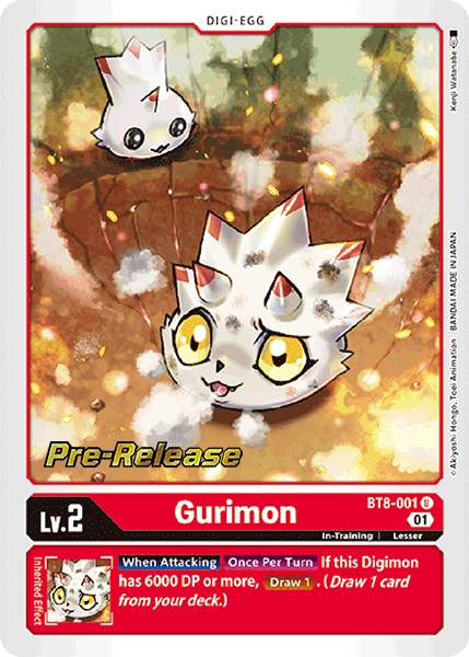 Gurimon [BT8-001] [New Awakening Pre-Release Cards] | Total Play