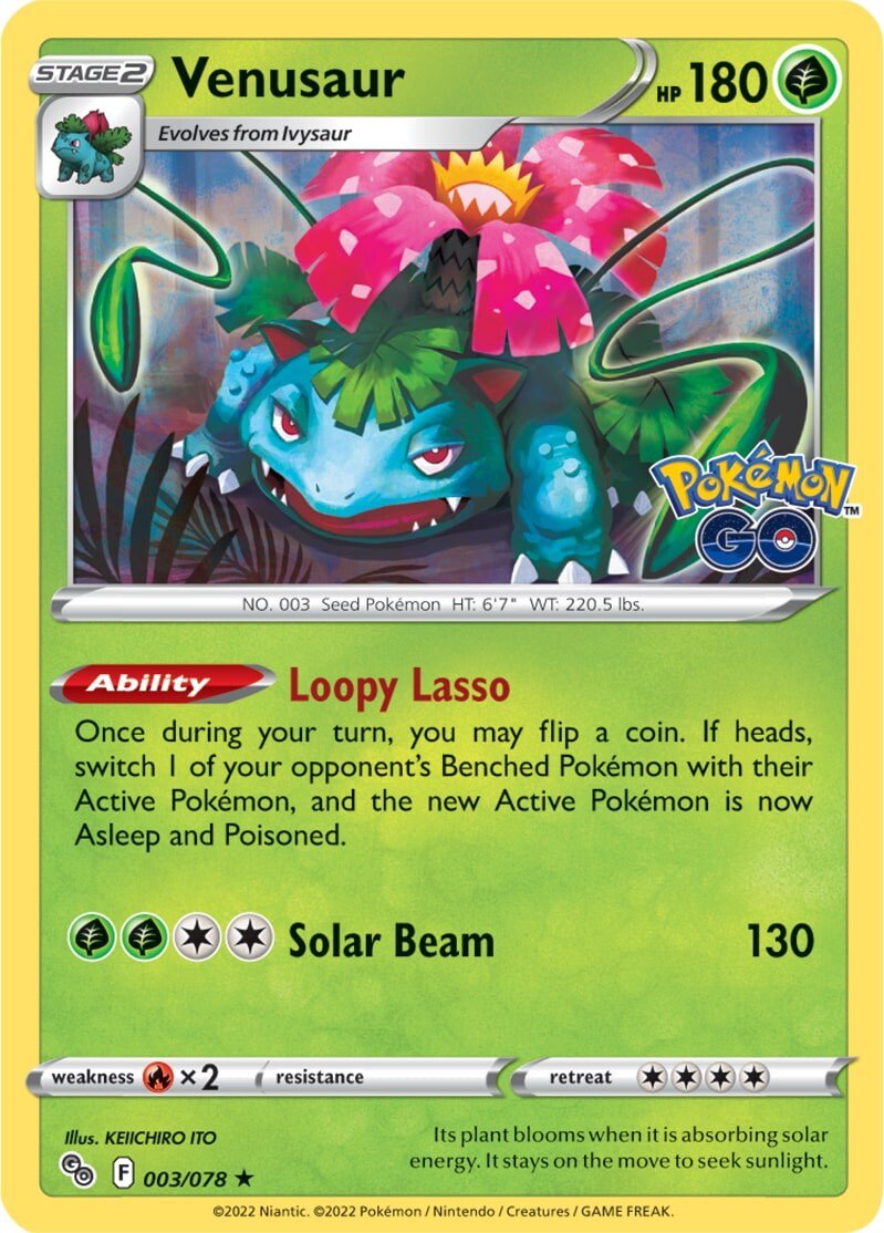 Venusaur (003/078) [Pokémon GO] | Total Play