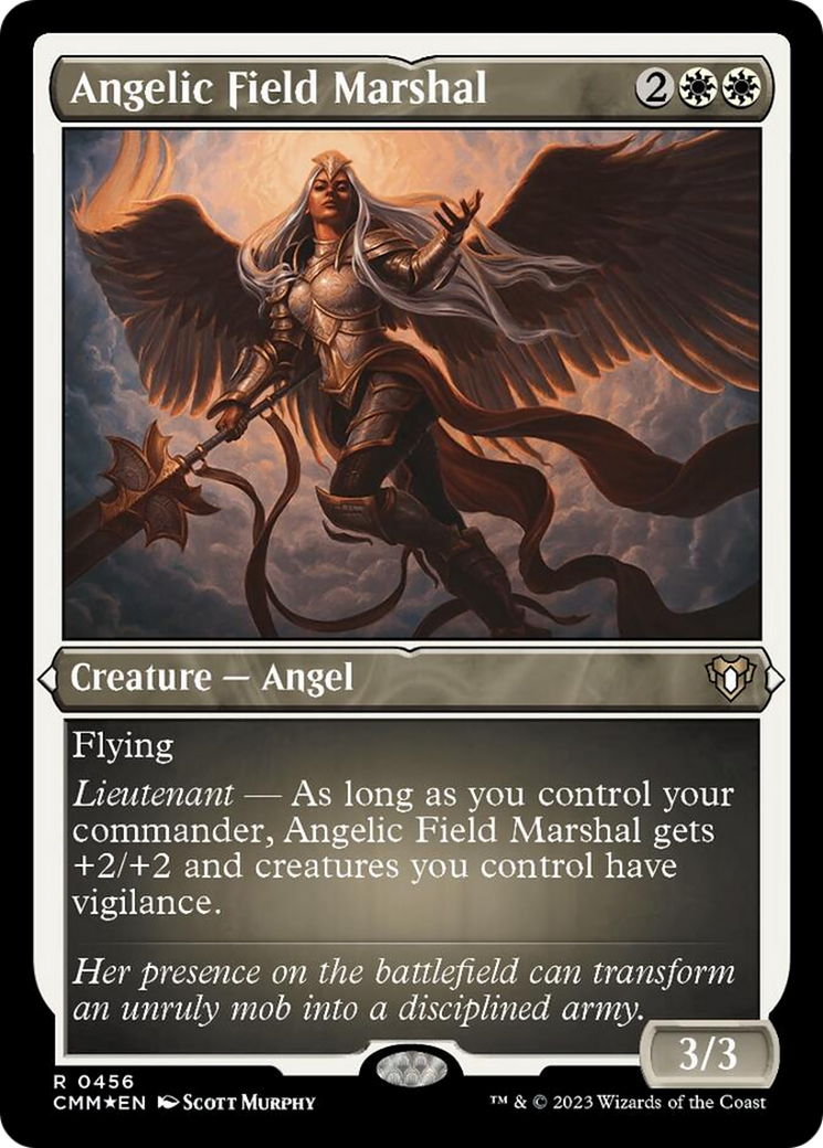 Angelic Field Marshal (Foil Etched) [Commander Masters] | Total Play