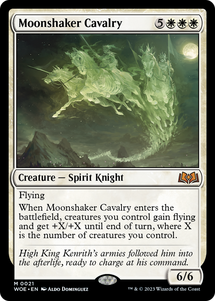 Moonshaker Cavalry [Wilds of Eldraine] | Total Play