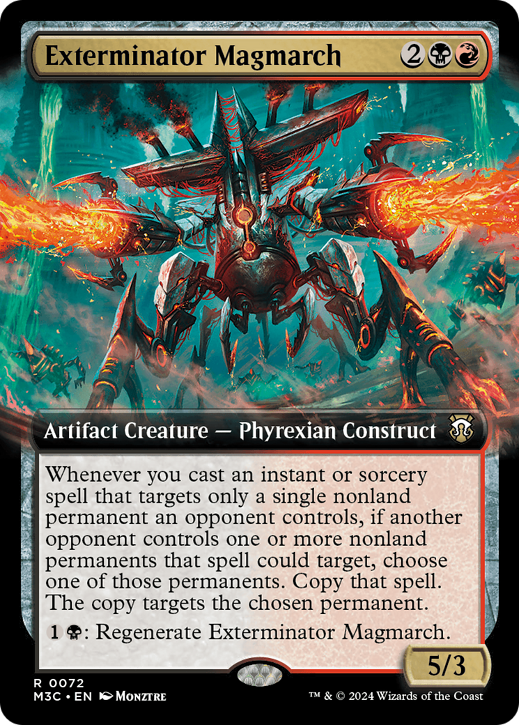 Exterminator Magmarch (Extended Art) [Modern Horizons 3 Commander] | Total Play