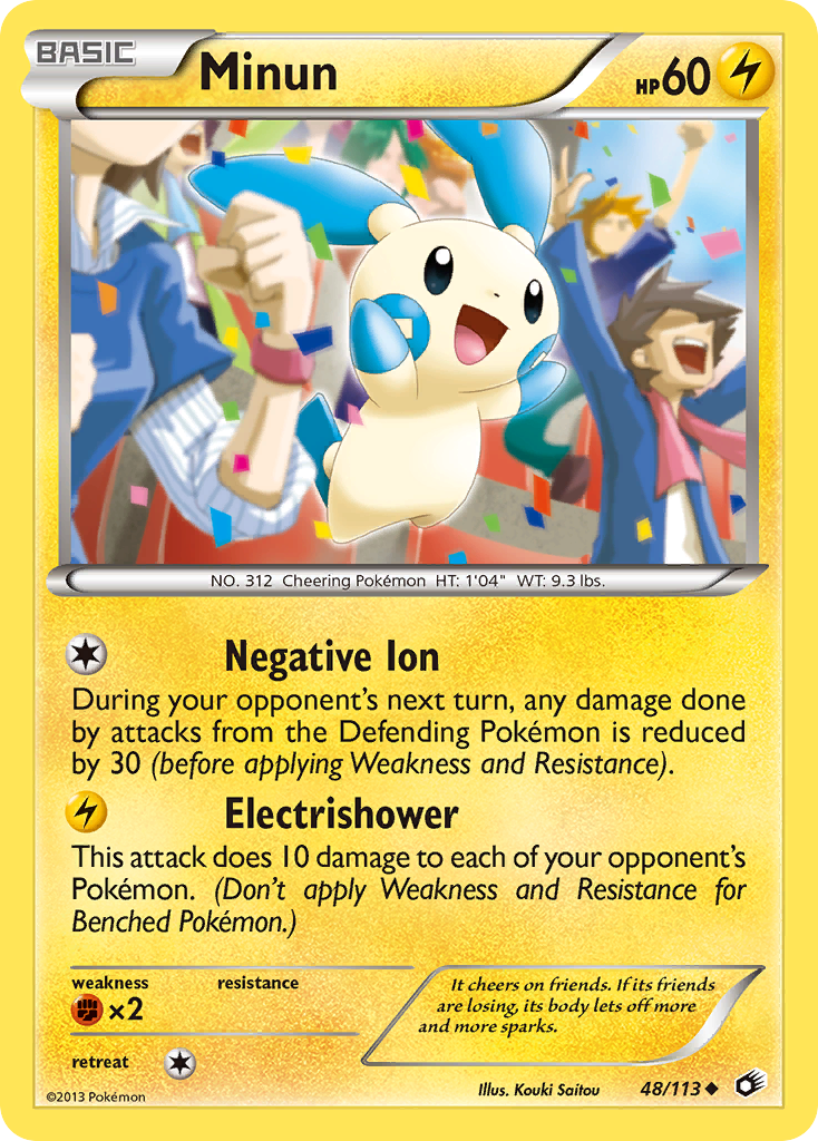 Minun (48/113) [Black & White: Legendary Treasures] | Total Play