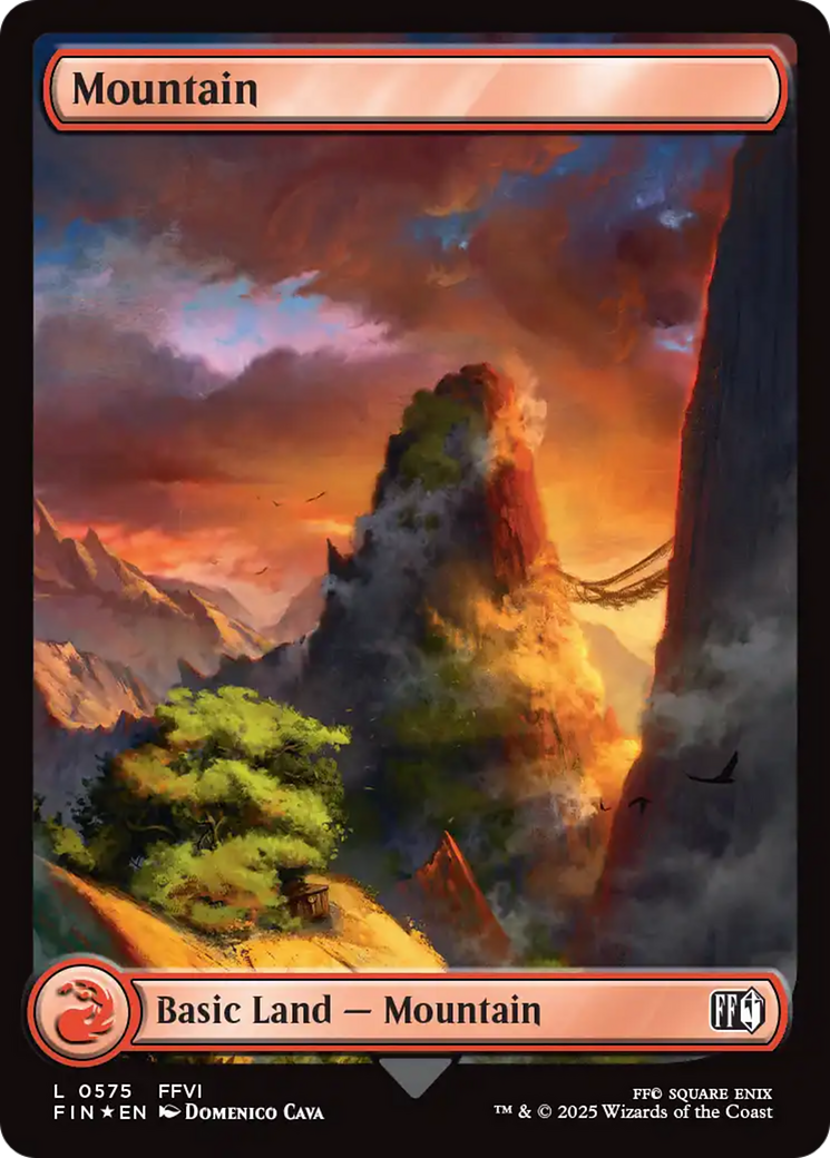 Mountain (0575) (Surge Foil) [FINAL FANTASY] | Total Play