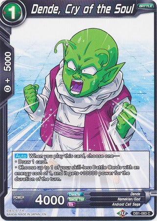 Dende, Cry of the Soul (DB1-083) [Dragon Brawl] | Total Play
