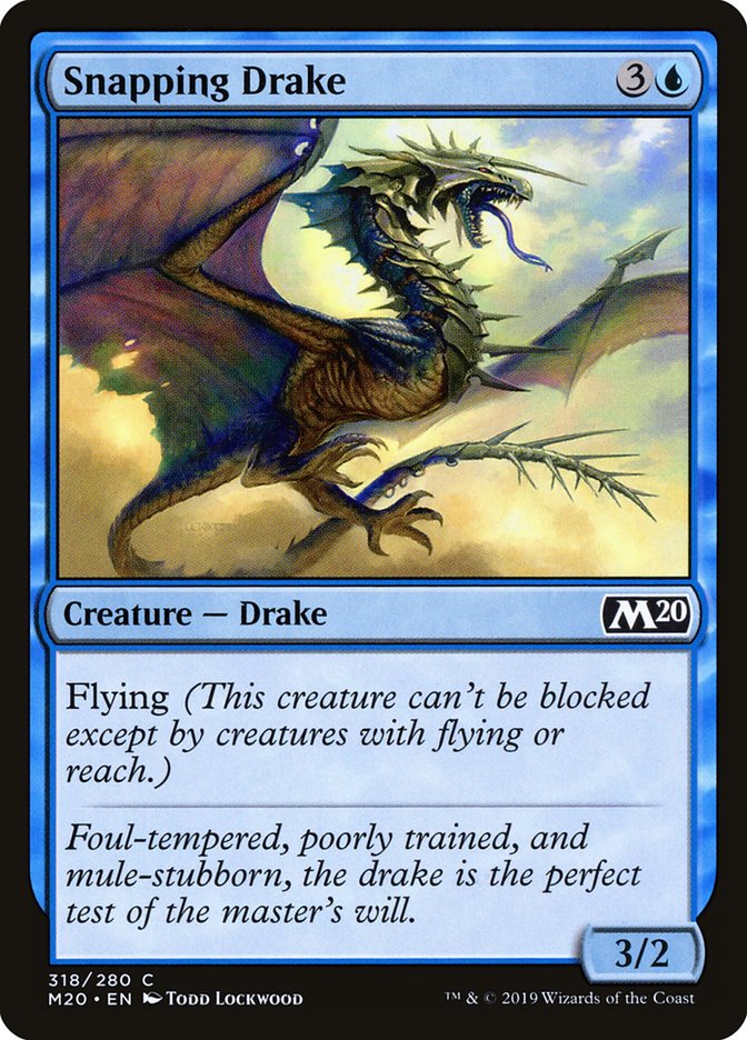 Snapping Drake [Core Set 2020] | Total Play