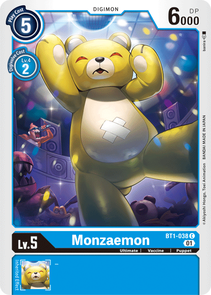 Monzaemon [BT1-038] (Alternative Art) [Starter Deck: Ulforce Veedramon] | Total Play