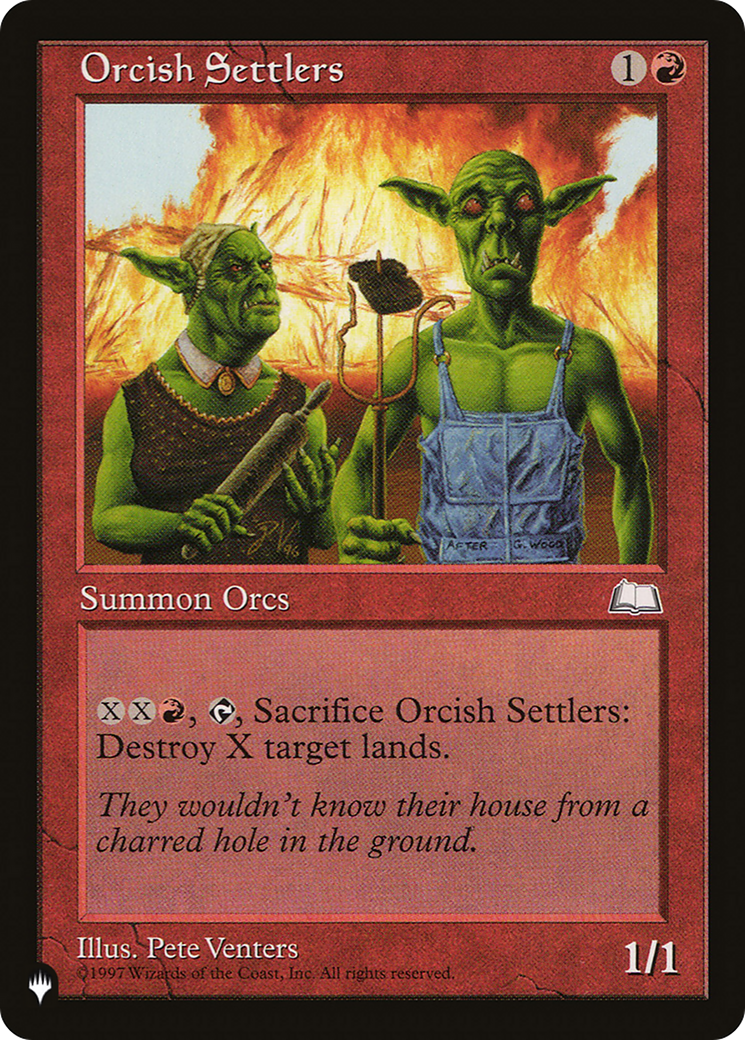 Orcish Settlers [The List Reprints] | Total Play