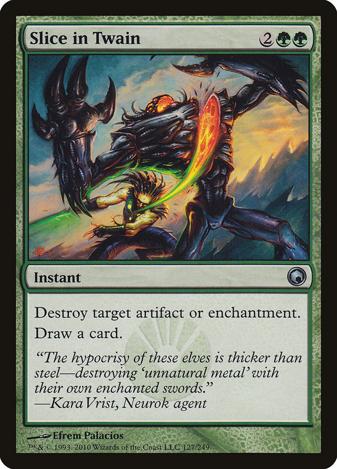 Slice in Twain [Scars of Mirrodin] | Total Play