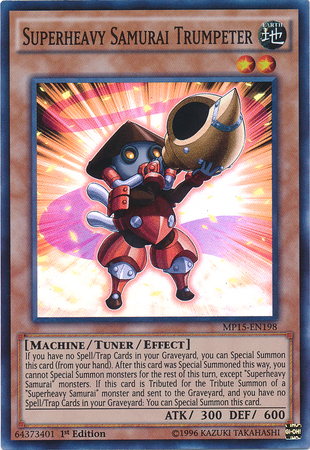 Superheavy Samurai Trumpeter [MP15-EN198] Super Rare | Total Play