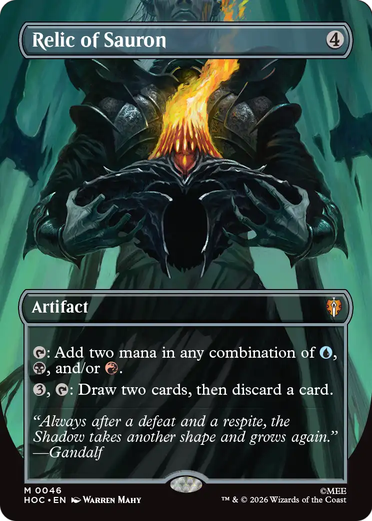 Relic of Sauron (Borderless) [The Hobbit: Eternal-Legal] | Total Play