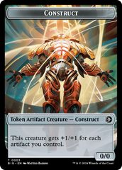 Mercenary // Construct Double-Sided Token [Outlaws of Thunder Junction Tokens] | Total Play