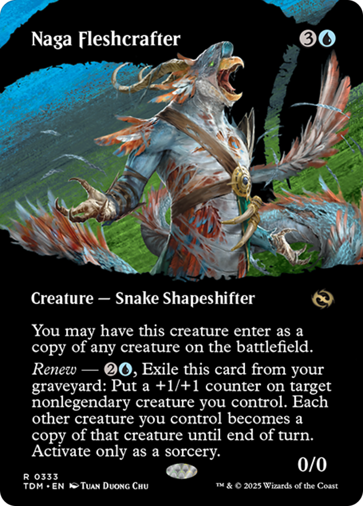 Naga Fleshcrafter (Borderless) [Tarkir: Dragonstorm] | Total Play