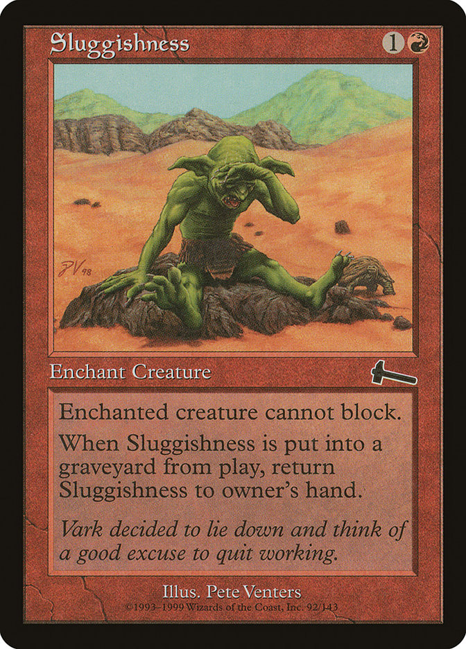 Sluggishness [Urza's Legacy] | Total Play