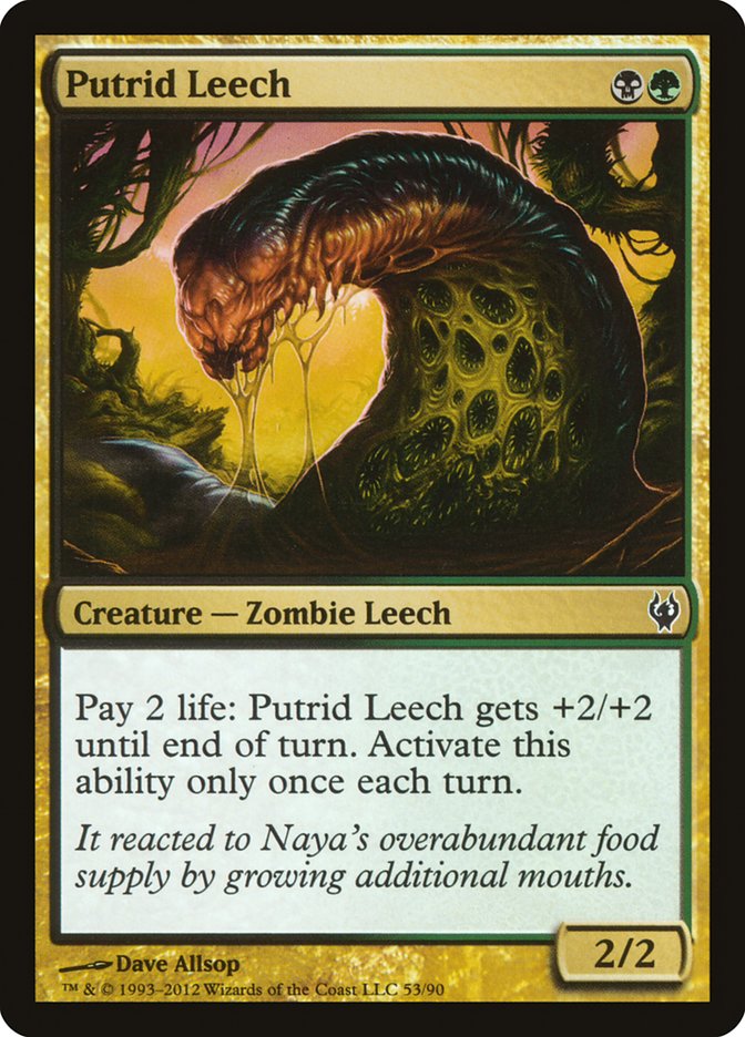 Putrid Leech [Duel Decks: Izzet vs. Golgari] | Total Play