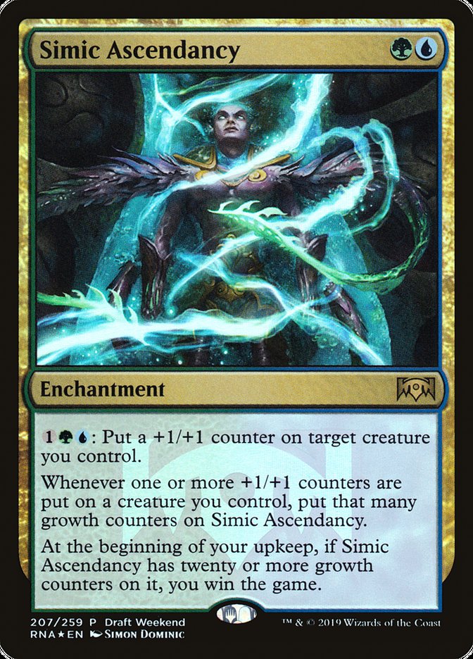 Simic Ascendancy (Draft Weekend) [Ravnica Allegiance Promos] | Total Play