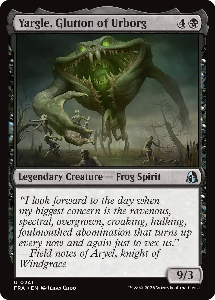 Yargle, Glutton of Urborg [Reality Fracture] | Total Play