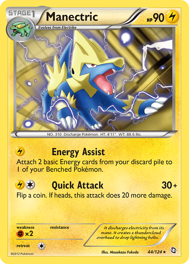 Manectric (44/124) [Black & White: Dragons Exalted] | Total Play