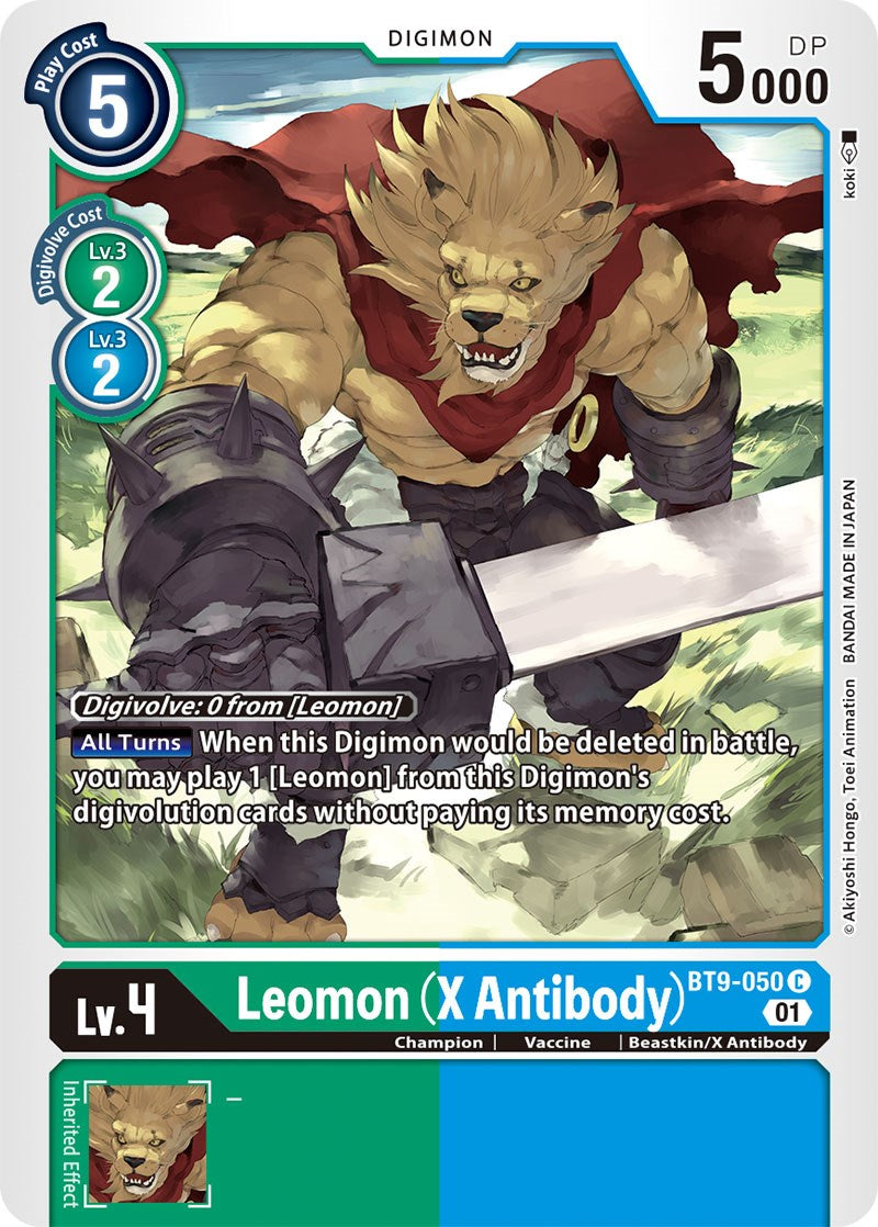 Leomon (X Antibody) [BT9-050] [X Record] | Total Play